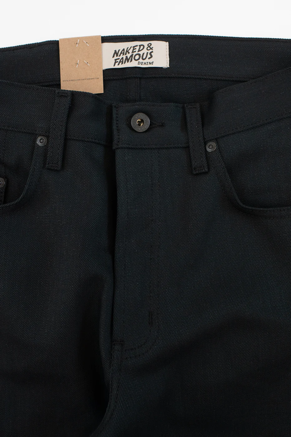 12.5oz - Forever Black Selvedge Denim - Strong Guy - Image 3