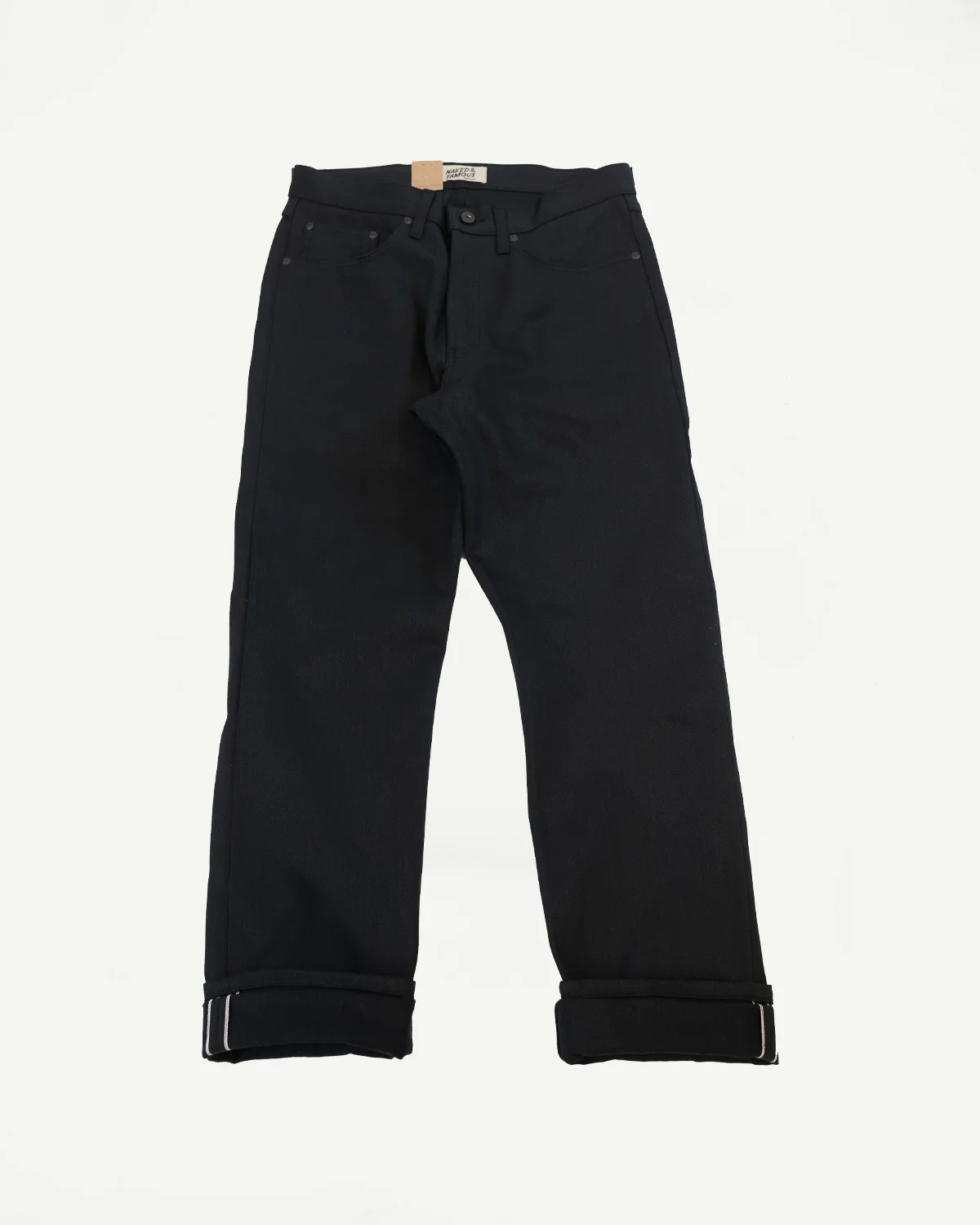 12.5oz - Forever Black Selvedge Denim - True Guy