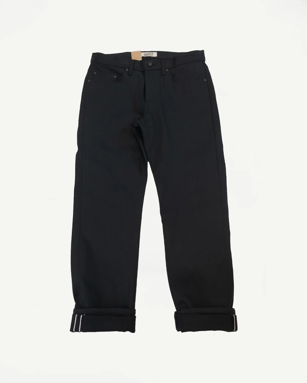 12.5oz - Forever Black Selvedge Denim - Weird Guy