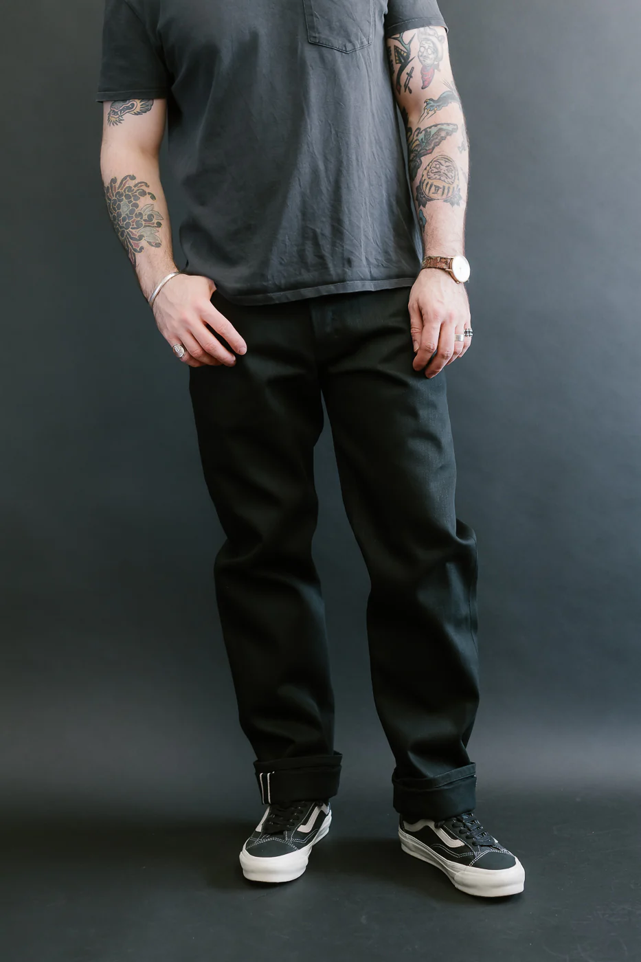 12.5oz - Forever Black Selvedge Denim - Weird Guy - Image 10