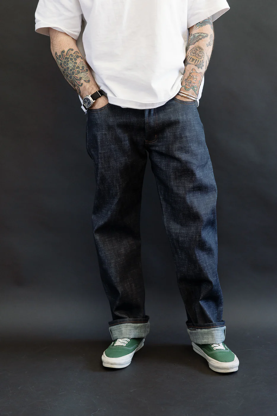 12.5oz - Greencast Stretch Selvedge - True Guy - Image 10