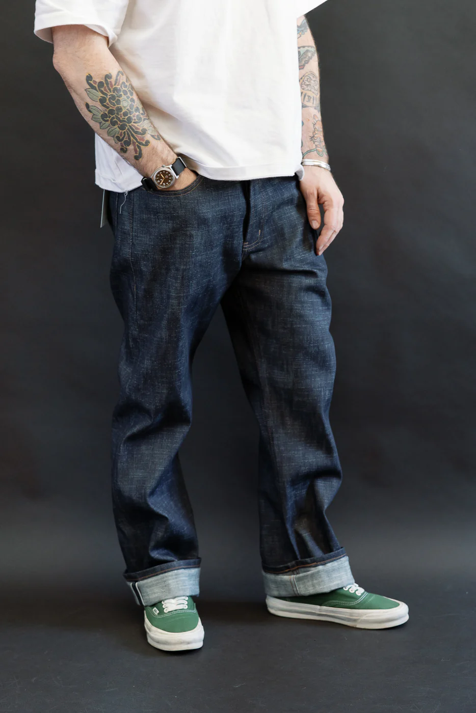 12.5oz - Greencast Stretch Selvedge - True Guy - Image 14