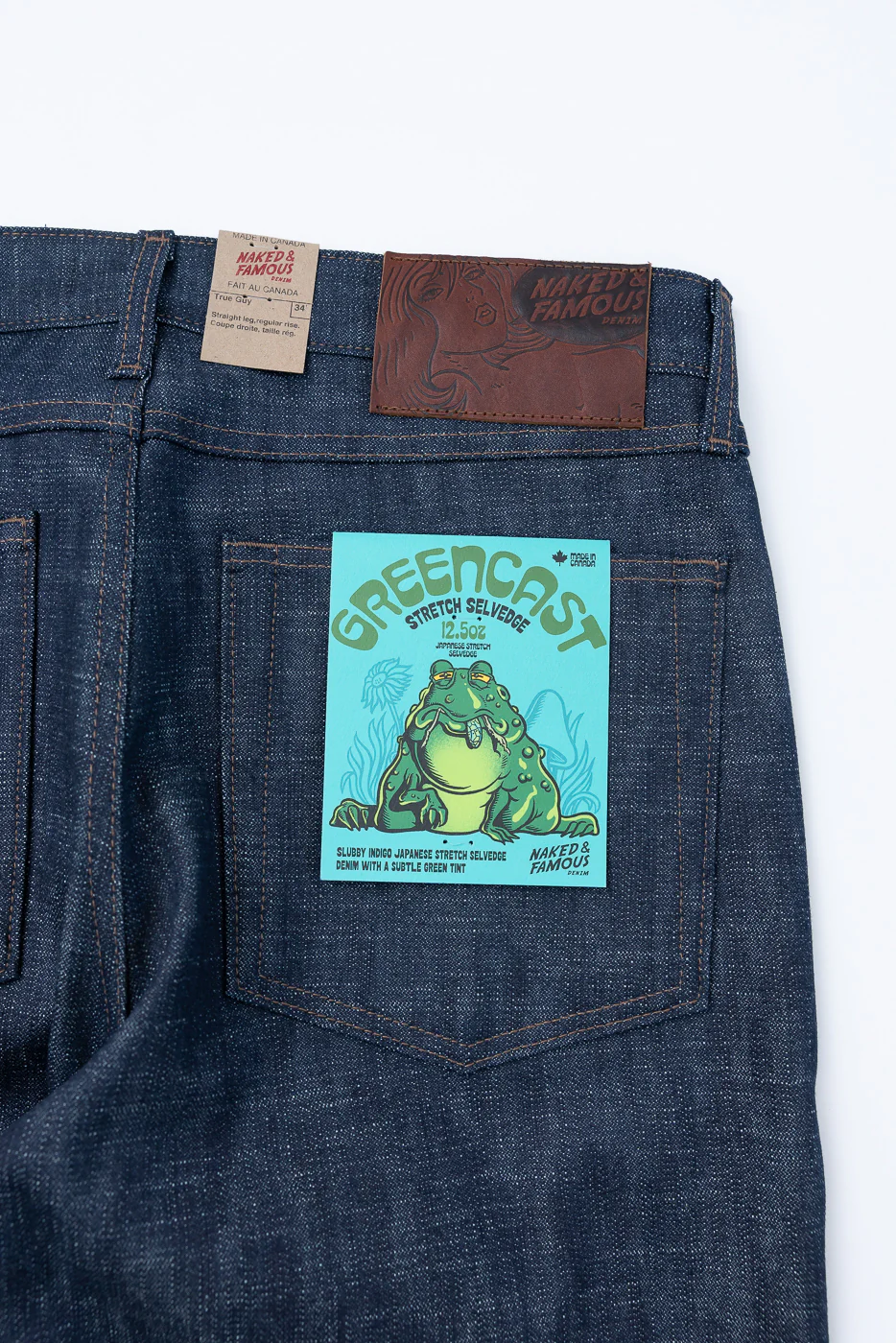 12.5oz - Greencast Stretch Selvedge - True Guy - Image 2
