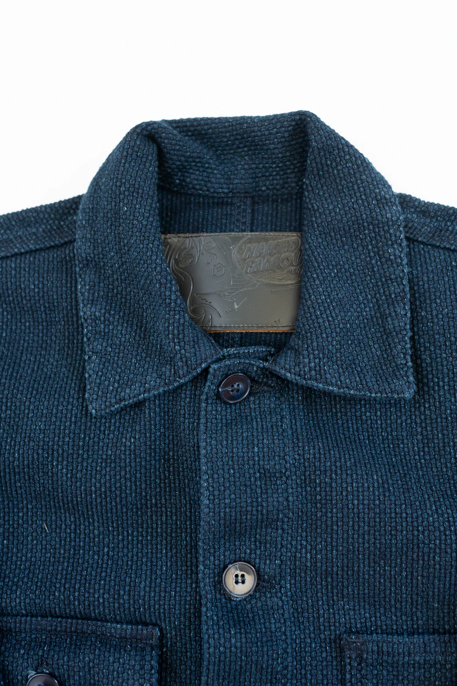 12.5oz - Indigo Sashiko - Chore Coat - Image 2