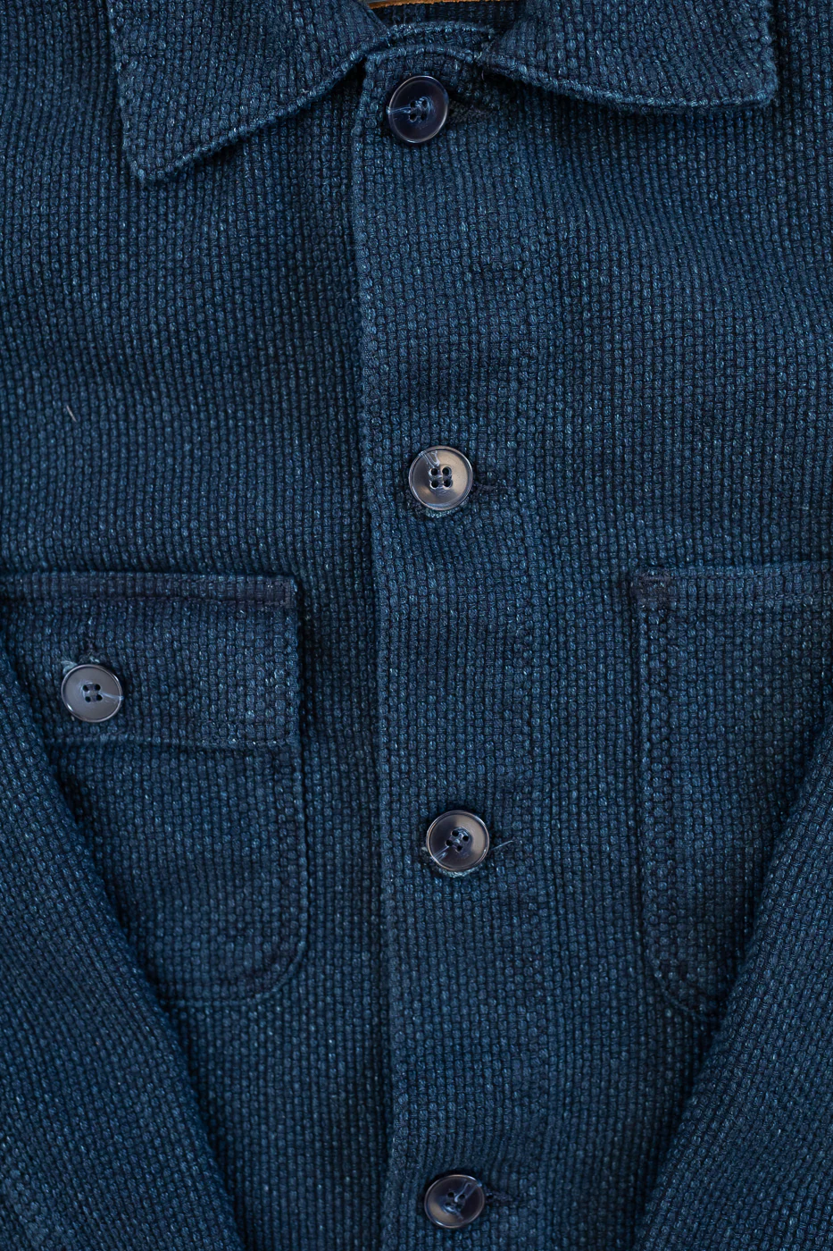 12.5oz - Indigo Sashiko - Chore Coat - Image 3