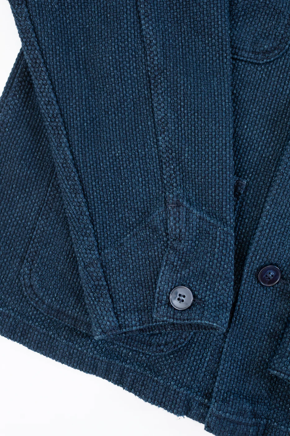 12.5oz - Indigo Sashiko - Chore Coat - Image 5