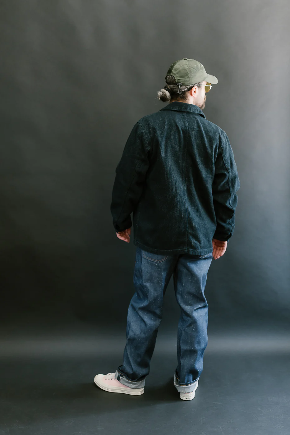 12.5oz - Indigo Sashiko - Chore Coat - Image 9