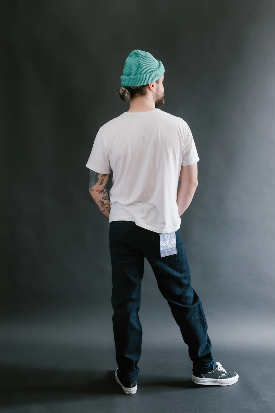 12.5oz - Indigo Sashiko Jeans - Easy Guy - Image 8