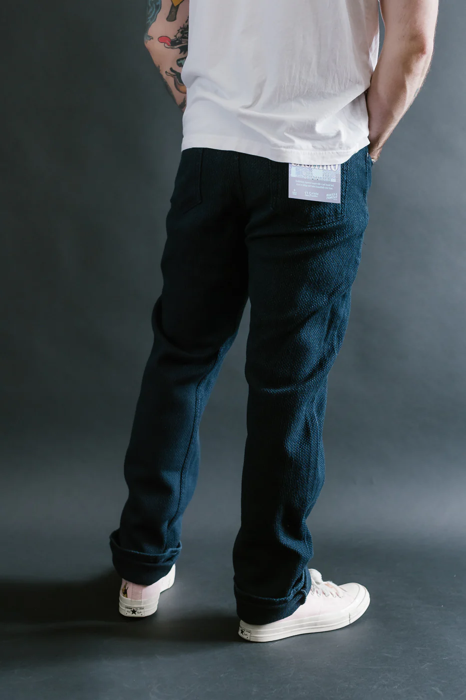 12.5oz - Indigo Sashiko Jeans - True Guy - Image 12
