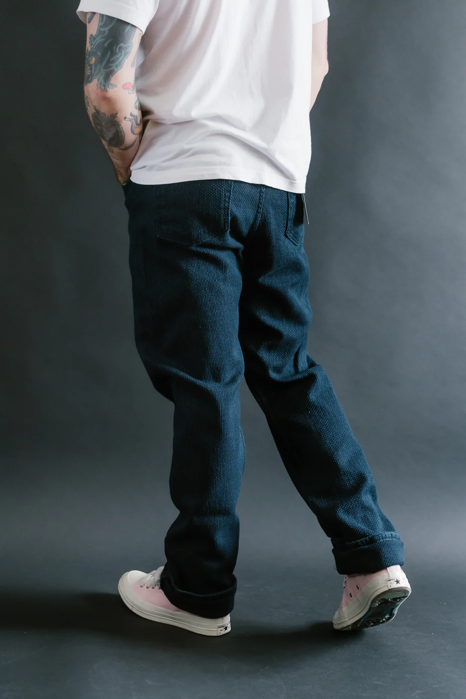12.5oz - Indigo Sashiko Jeans - True Guy - Image 13