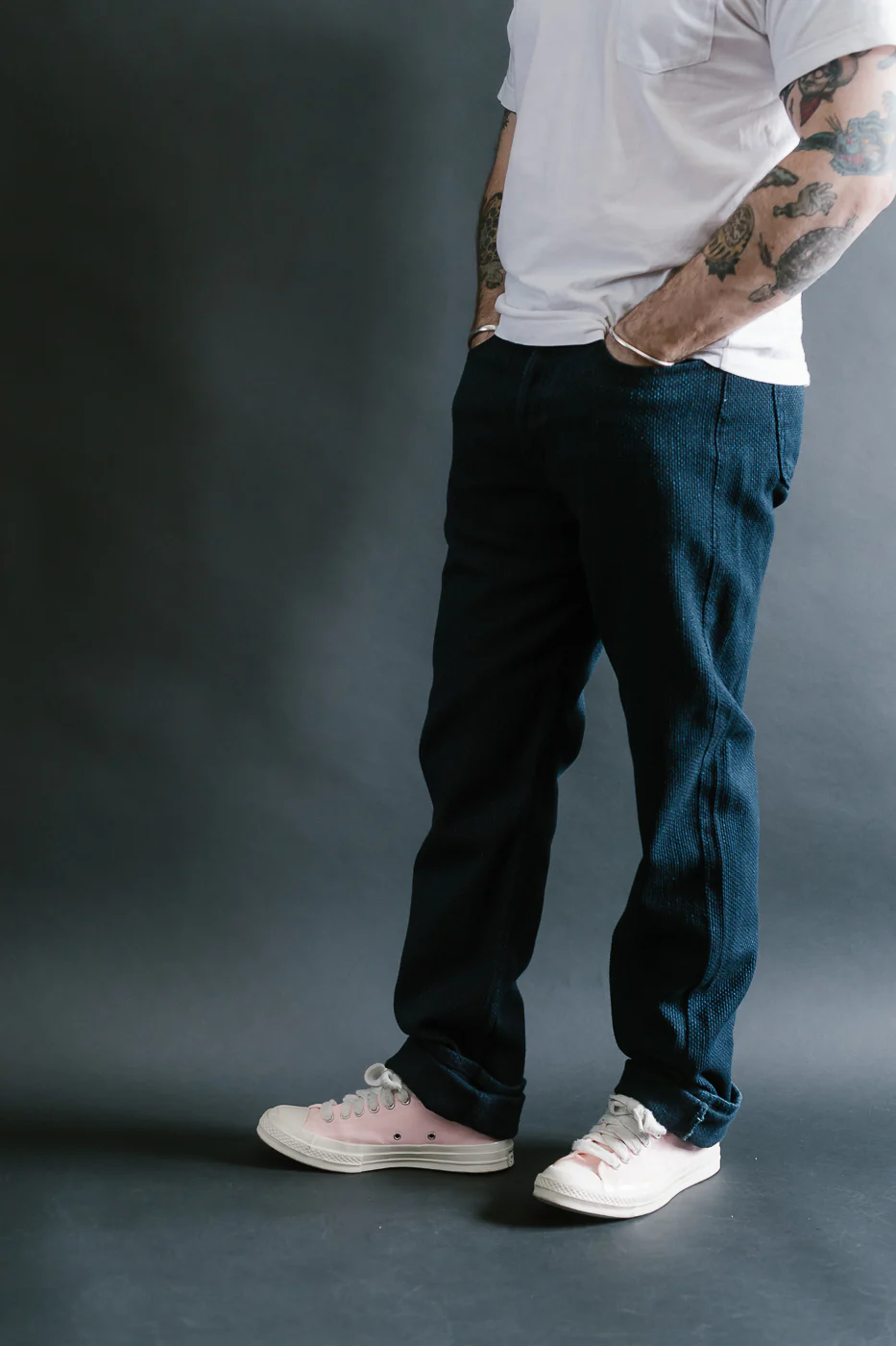 12.5oz - Indigo Sashiko Jeans - True Guy - Image 14