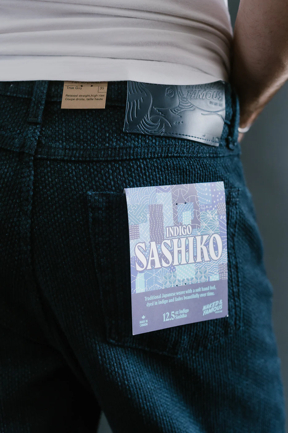 12.5oz - Indigo Sashiko Jeans - True Guy - Image 19