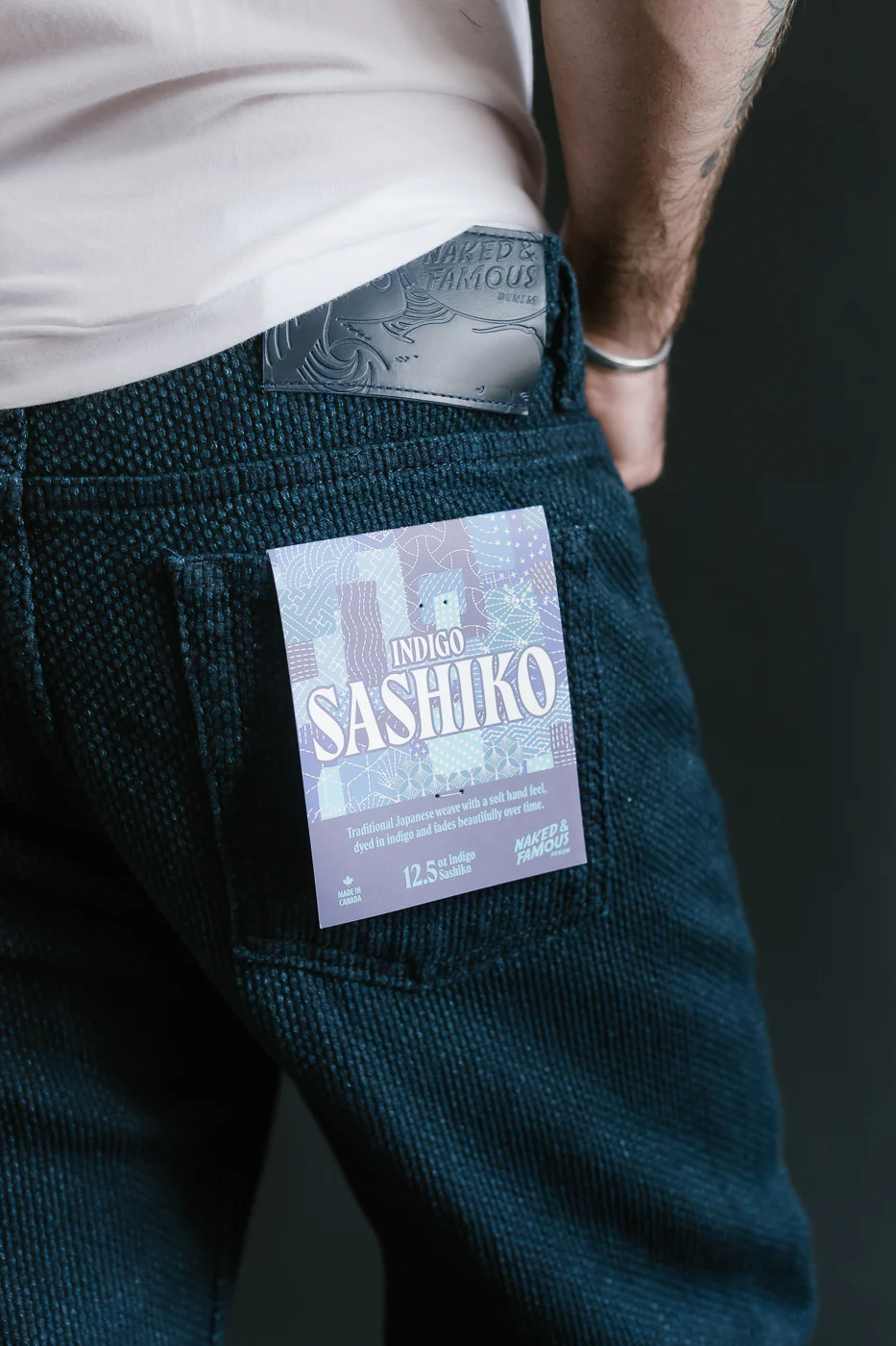 12.5oz - Indigo Sashiko Jeans - Weird Guy - Image 20