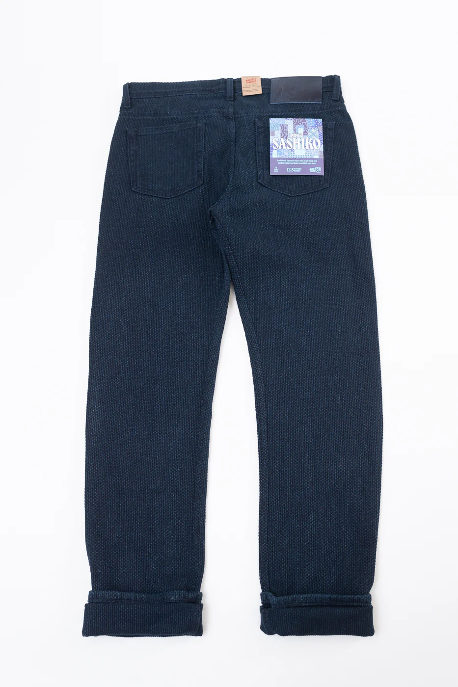 12.5oz - Indigo Sashiko Jeans - Weird Guy - Image 6