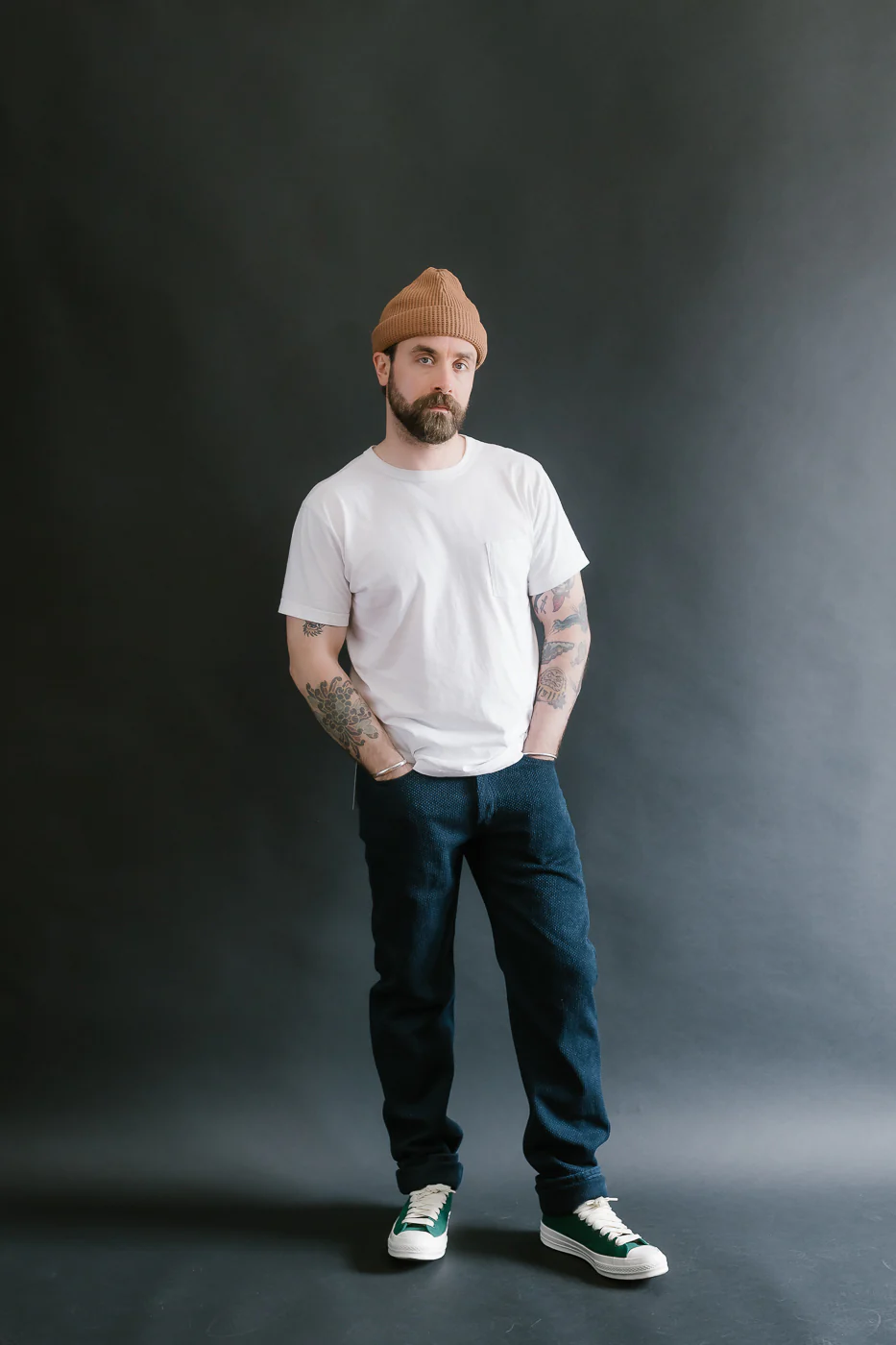 12.5oz - Indigo Sashiko Jeans - Weird Guy - Image 7