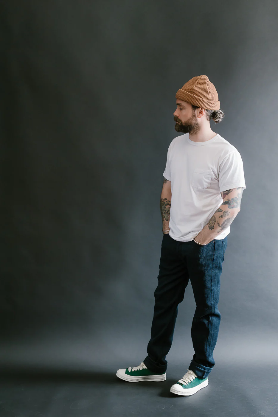 12.5oz - Indigo Sashiko Jeans - Weird Guy - Image 8