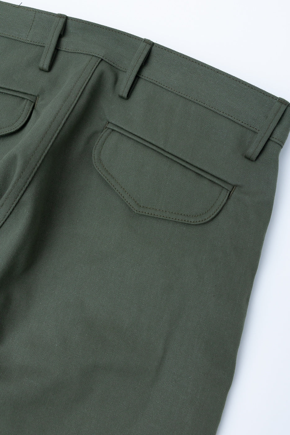 12.5oz - Officer High Trouser - Olive - Image 2