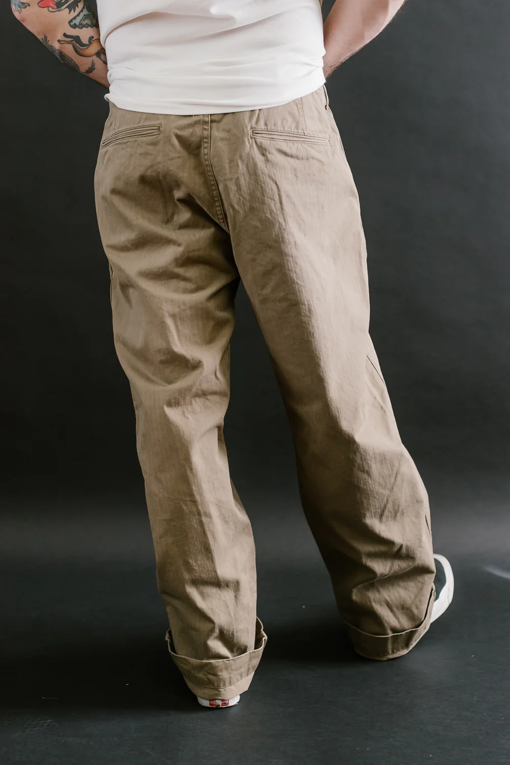 1201-24B - M-42 HBT Trousers - O.D. Hand Vintaged - Image 13