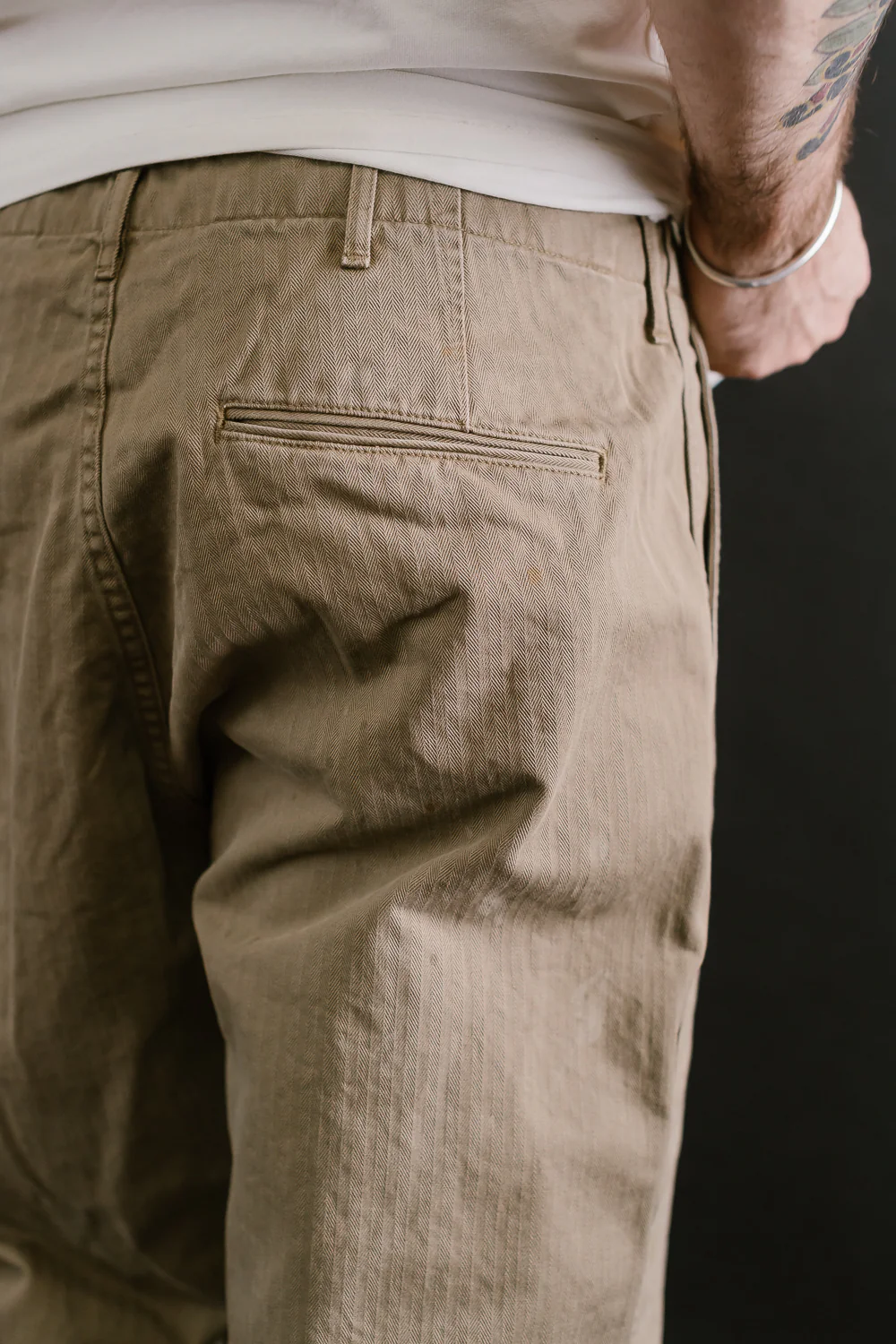 1201-24B - M-42 HBT Trousers - O.D. Hand Vintaged - Image 24