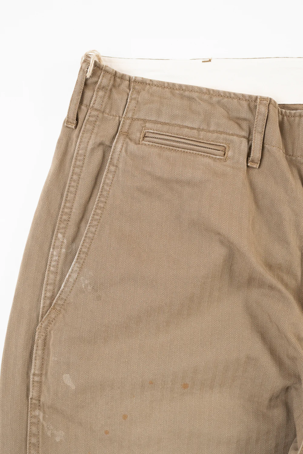 1201-24B - M-42 HBT Trousers - O.D. Hand Vintaged - Image 4