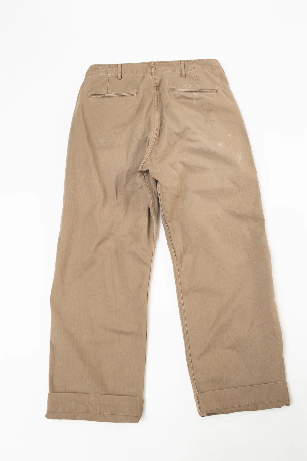 1201-24B - M-42 HBT Trousers - O.D. Hand Vintaged - Image 6