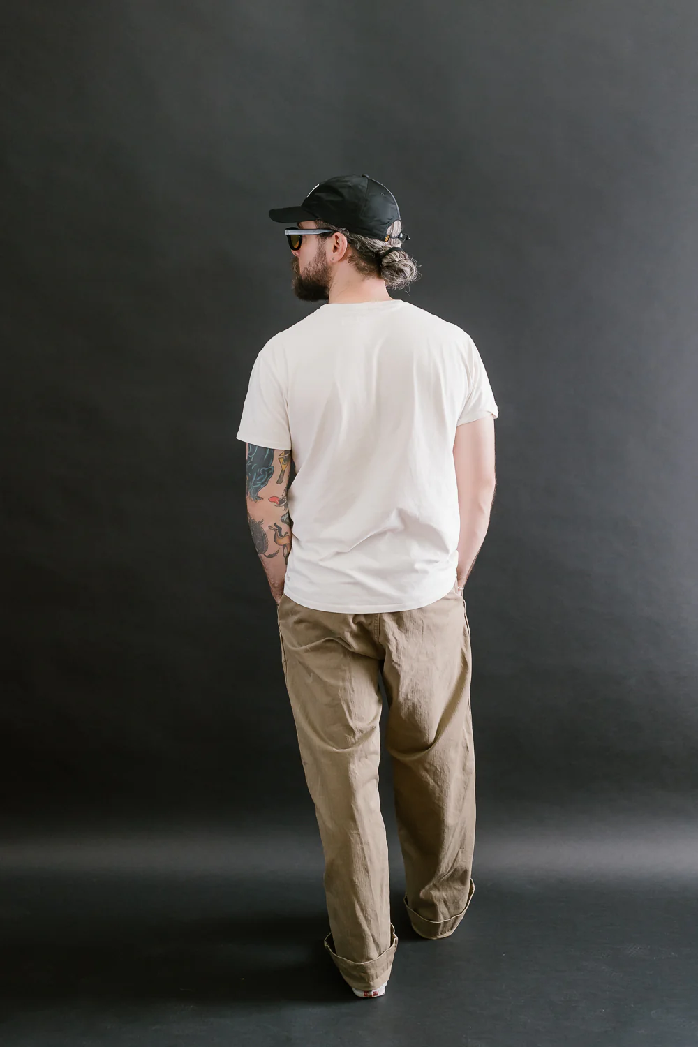 1201-24B - M-42 HBT Trousers - O.D. Hand Vintaged - Image 9