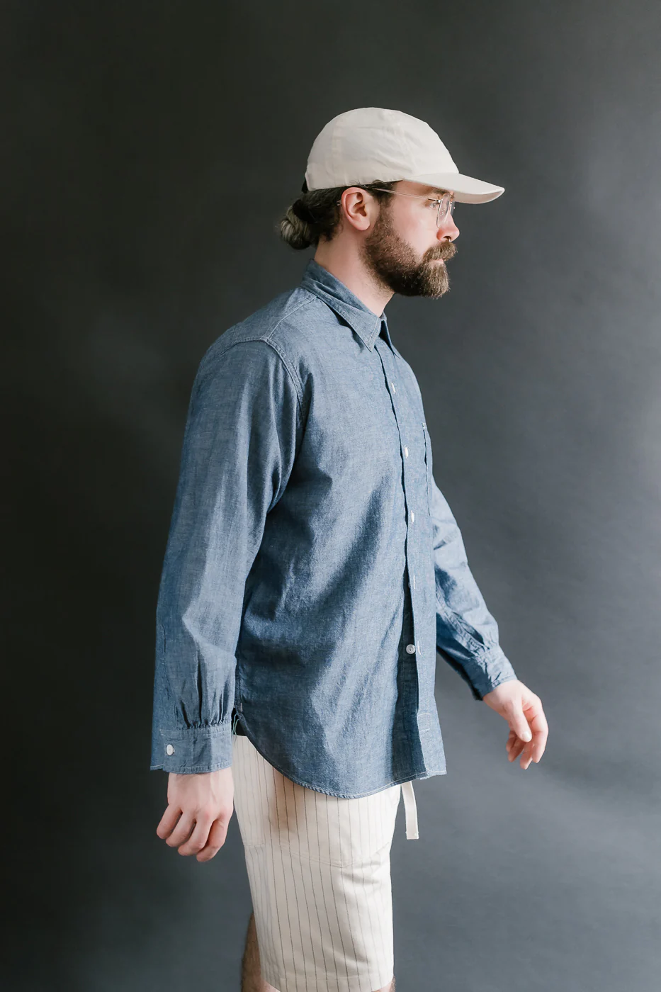 1201C-CC - No. 1 Shirt MV Classic Chambray - Indigo - Image 15