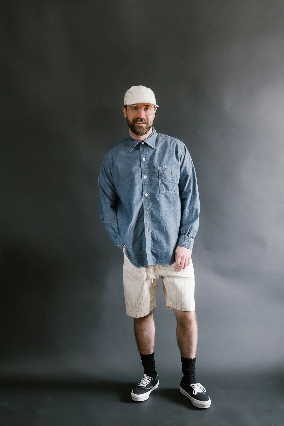 1201C-CC - No. 1 Shirt MV Classic Chambray - Indigo - Image 7