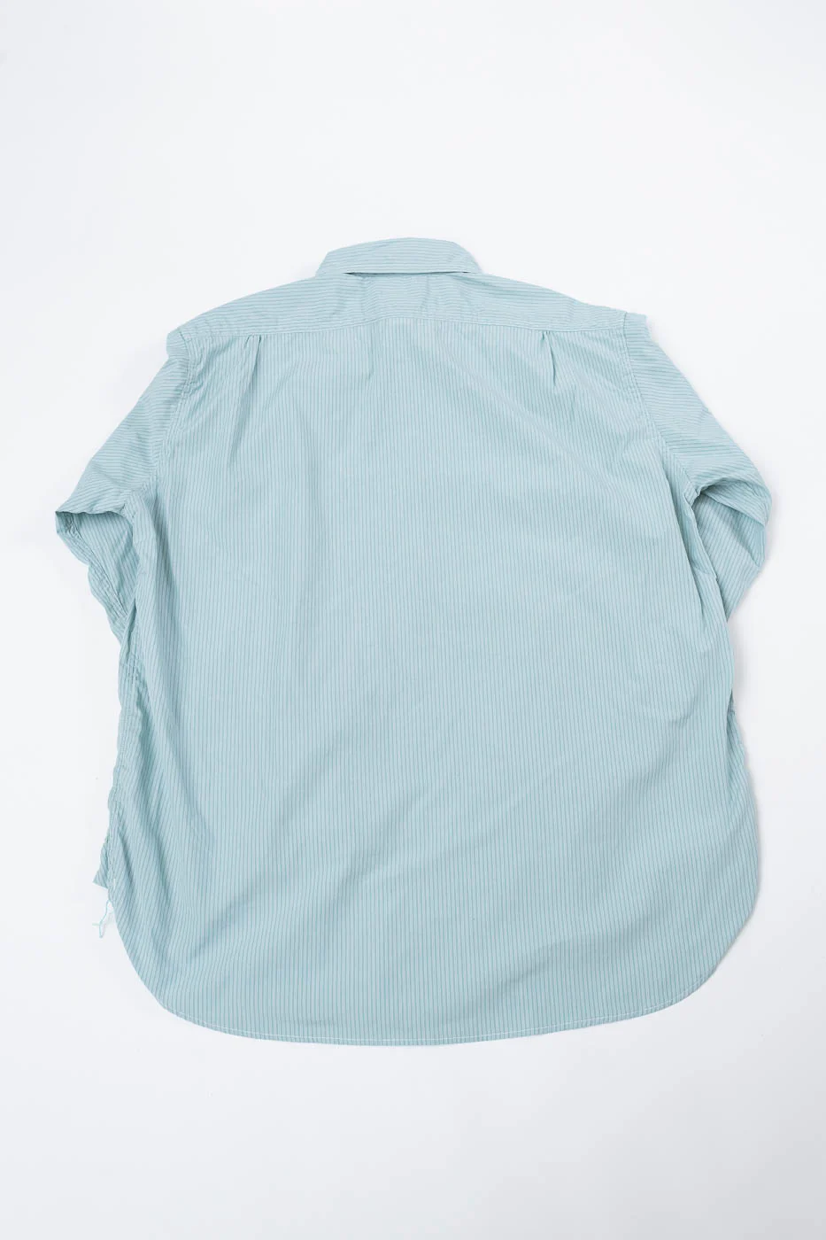 1201C-SSG - No. 1 Shirt Stripe Shirting MV - Green - Image 6