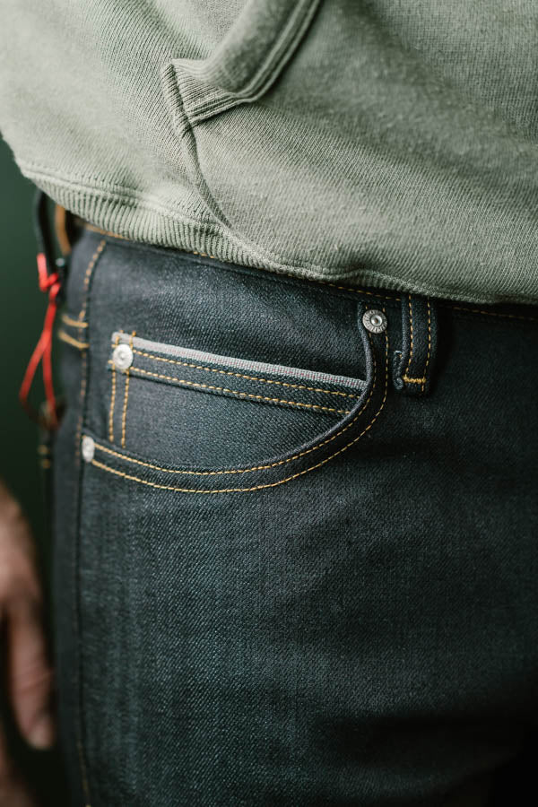 12oz - Deep Indigo Stretch Selvedge - Super Guy - Image 11
