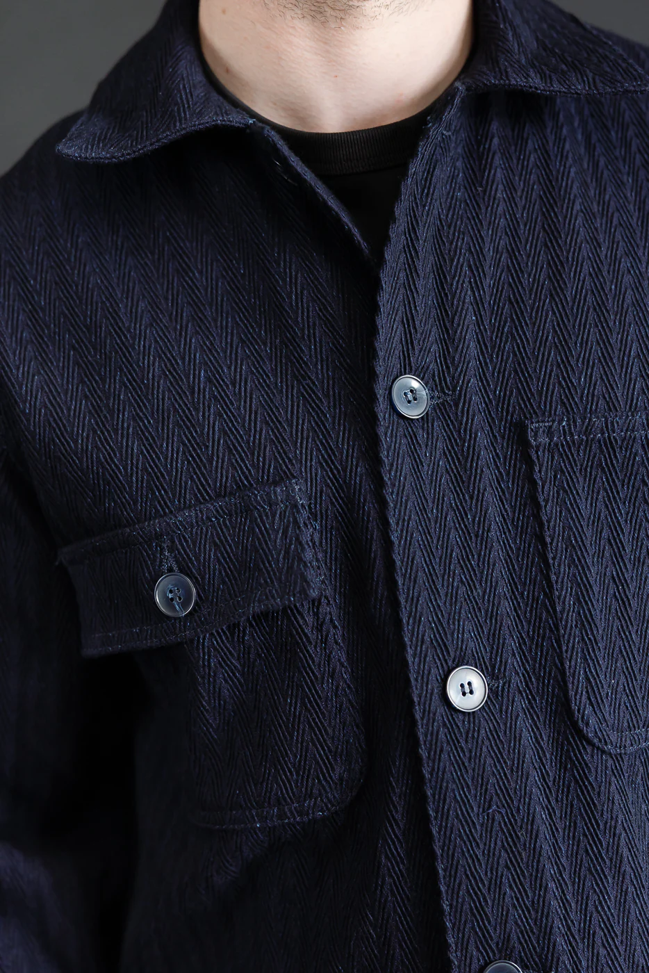 12oz - Indigo Sugiaya - Chore Coat - Image 17