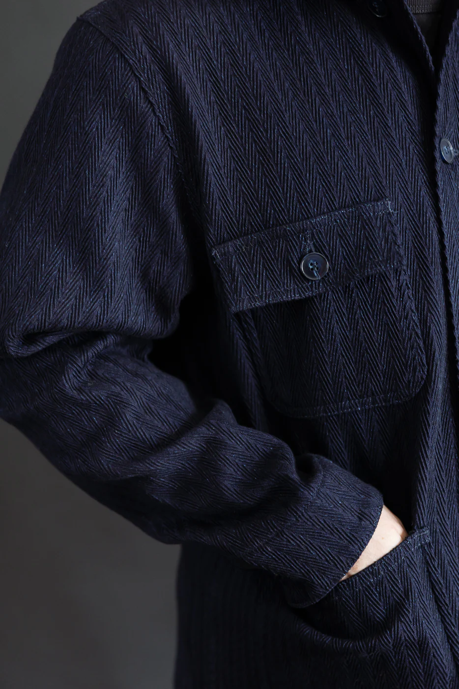 12oz - Indigo Sugiaya - Chore Coat - Image 18