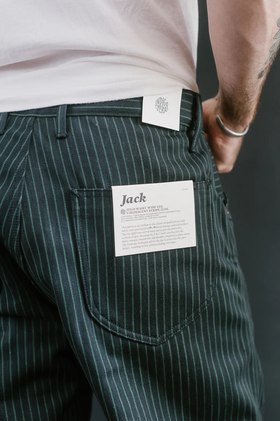 12oz - Jack Pants - Viridescent Stripe - Image 19