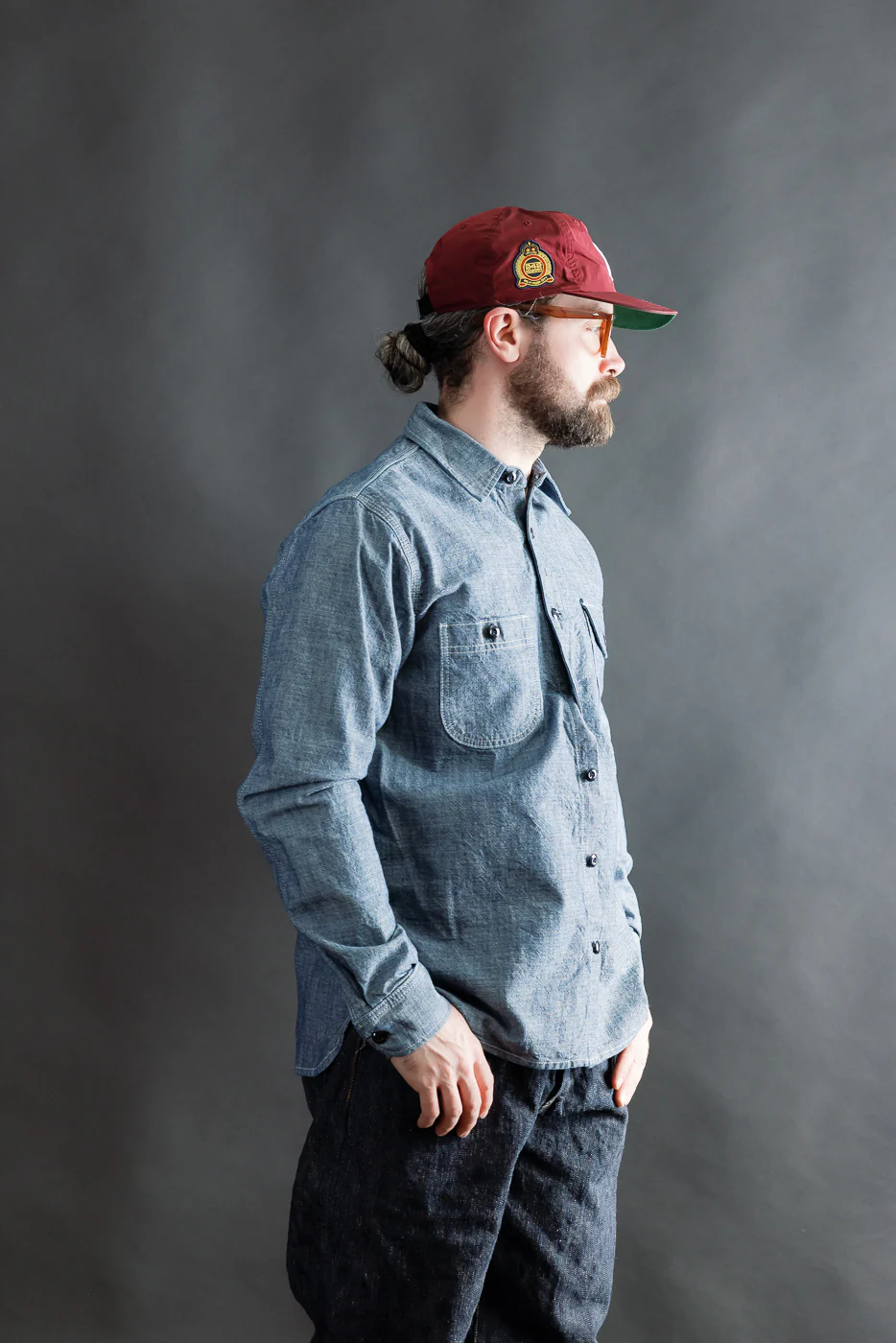 12oz Work Shirt - Rinsed Indigo Canvas - Image 10