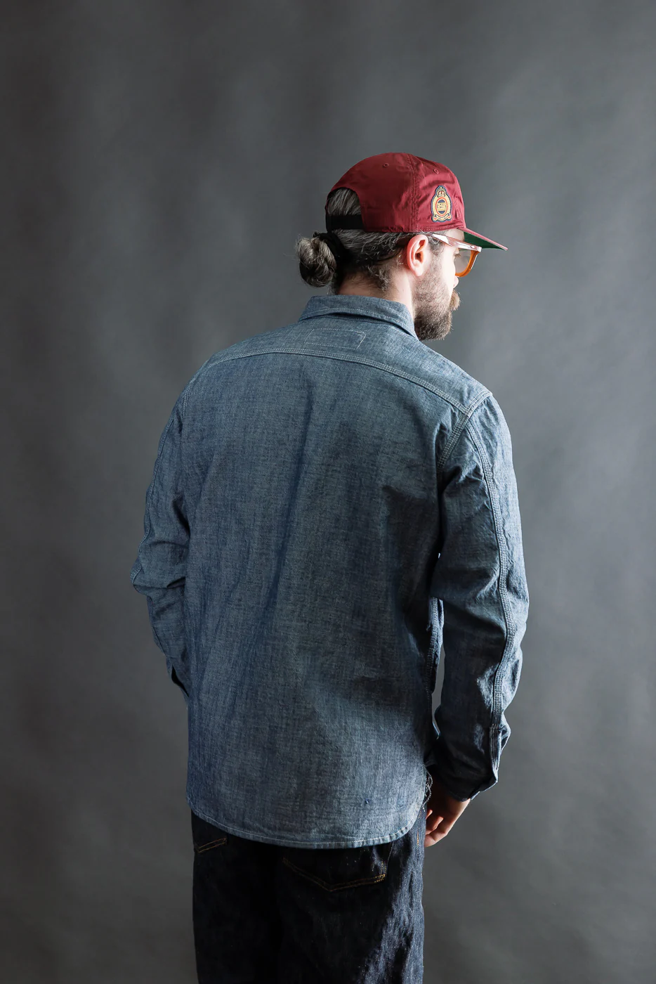 12oz Work Shirt - Rinsed Indigo Canvas - Image 11