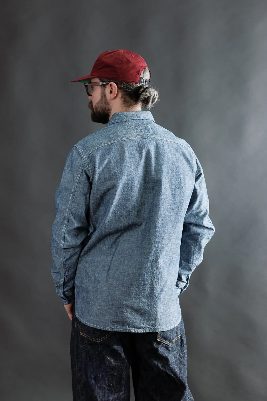12oz Work Shirt - Rinsed Indigo Canvas - Image 12