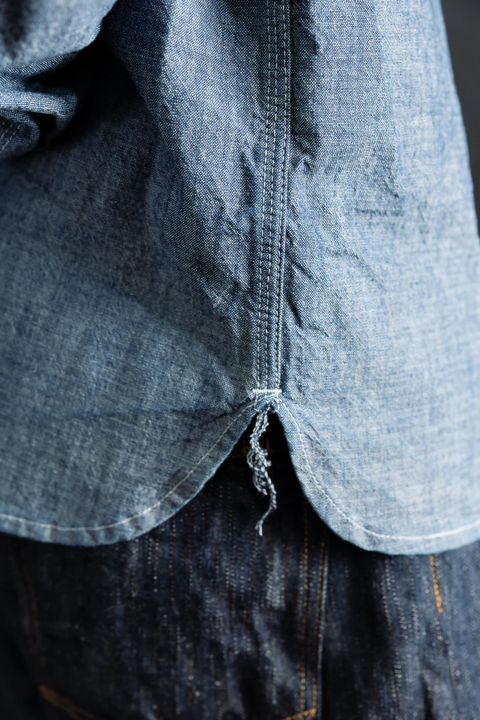 12oz Work Shirt - Rinsed Indigo Canvas - Image 19