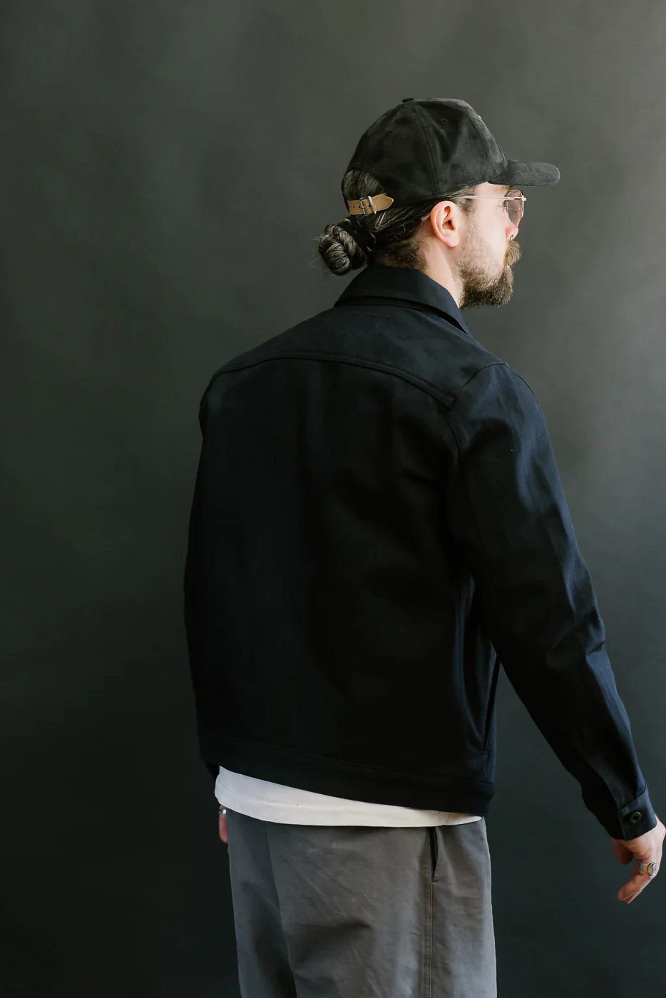 13.5oz -  Indigo x Black Selvedge Denim - Cruiser Jacket - Image 12