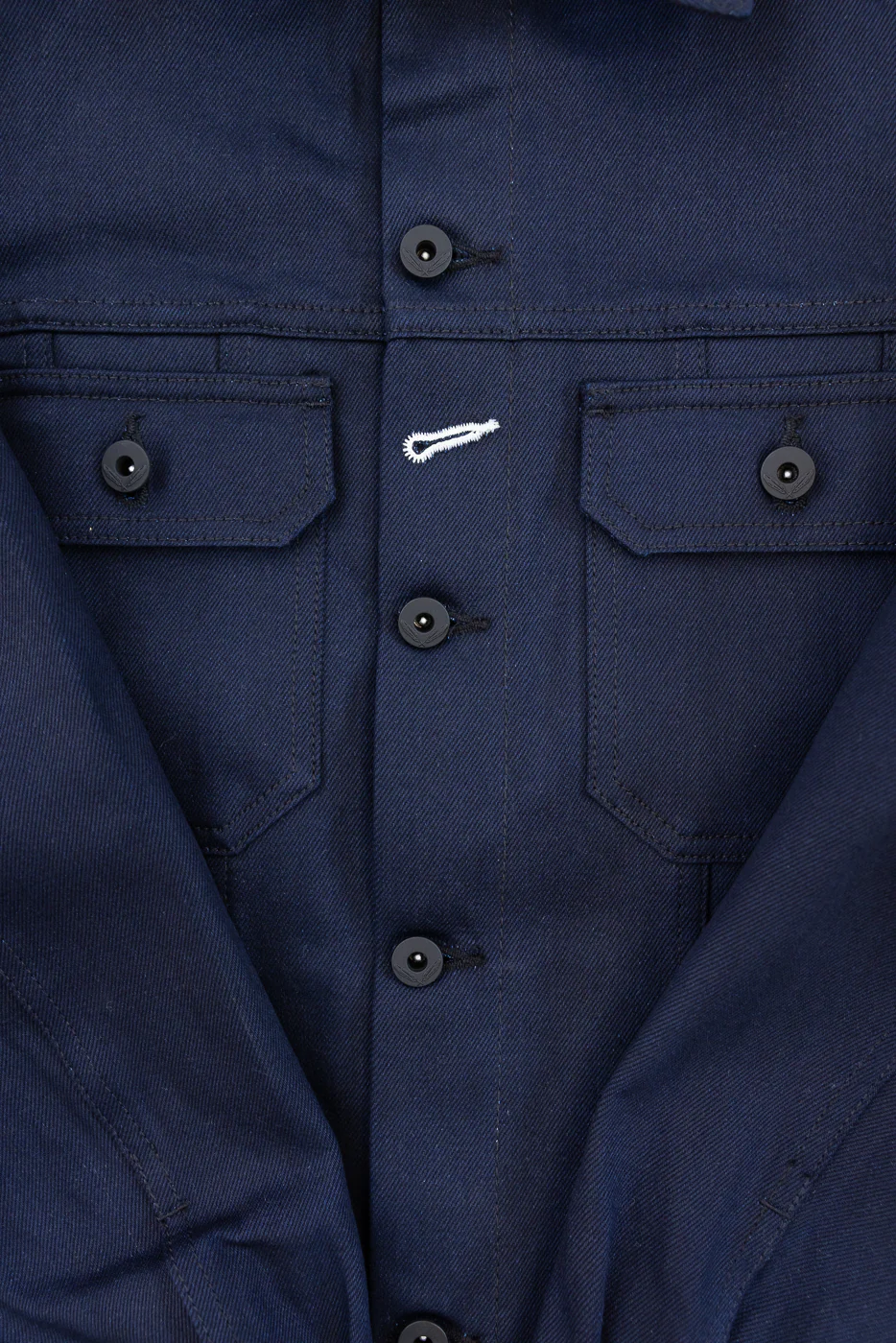 13.5oz -  Indigo x Black Selvedge Denim - Cruiser Jacket - Image 3