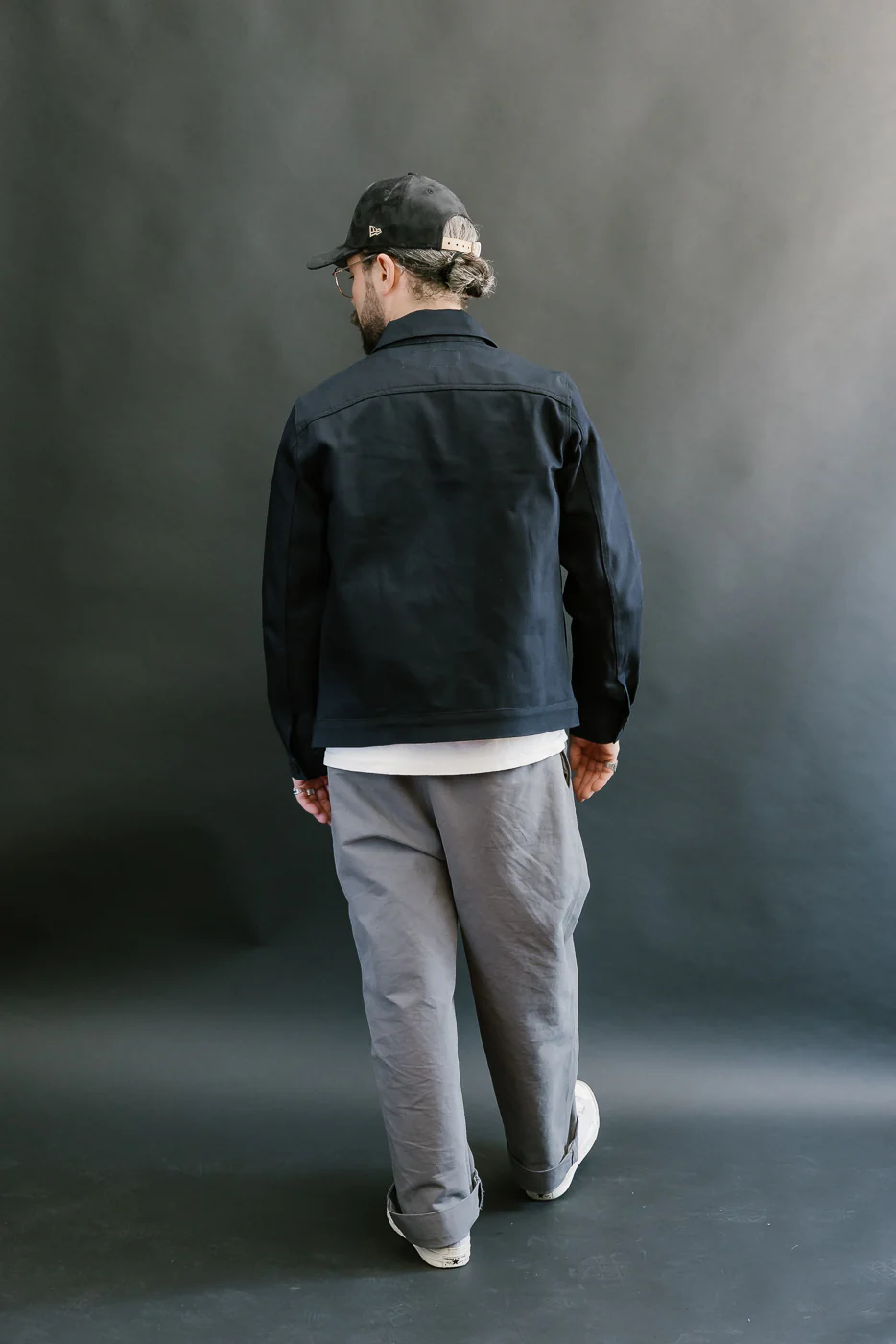 13.5oz -  Indigo x Black Selvedge Denim - Cruiser Jacket - Image 9