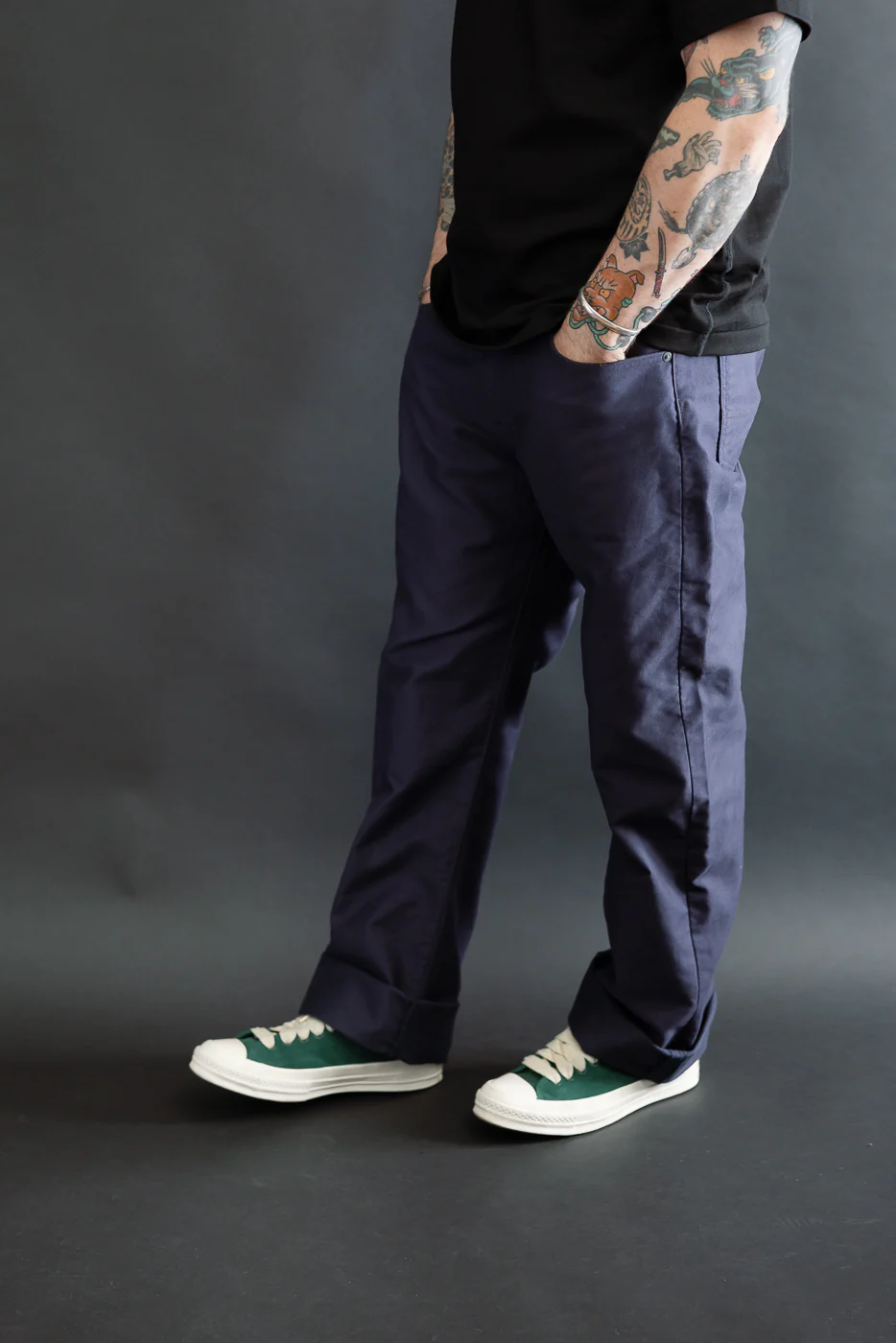 13.5oz - Kirk Pant Bedford - Navy - Image 11