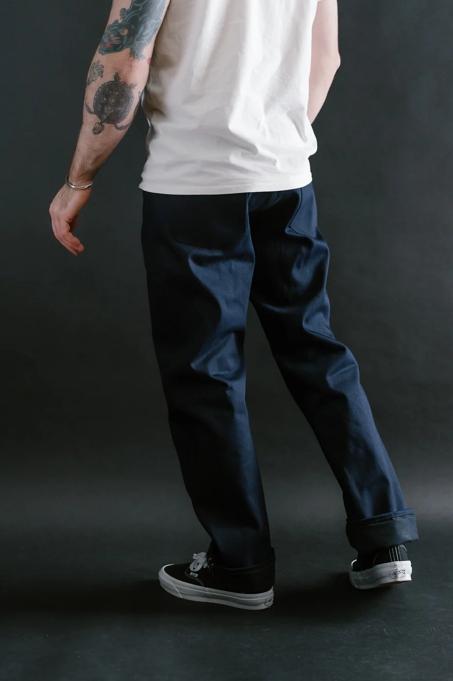 13.5oz - Selvedge Strider Pant - Indigo x Black - Image 13