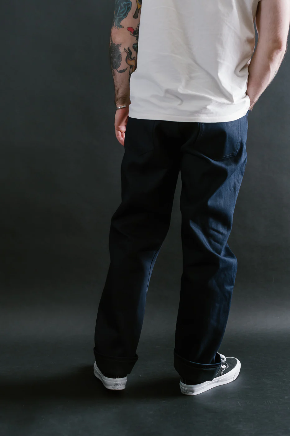 13.5oz - Selvedge Strider Pant - Indigo x Black - Image 14