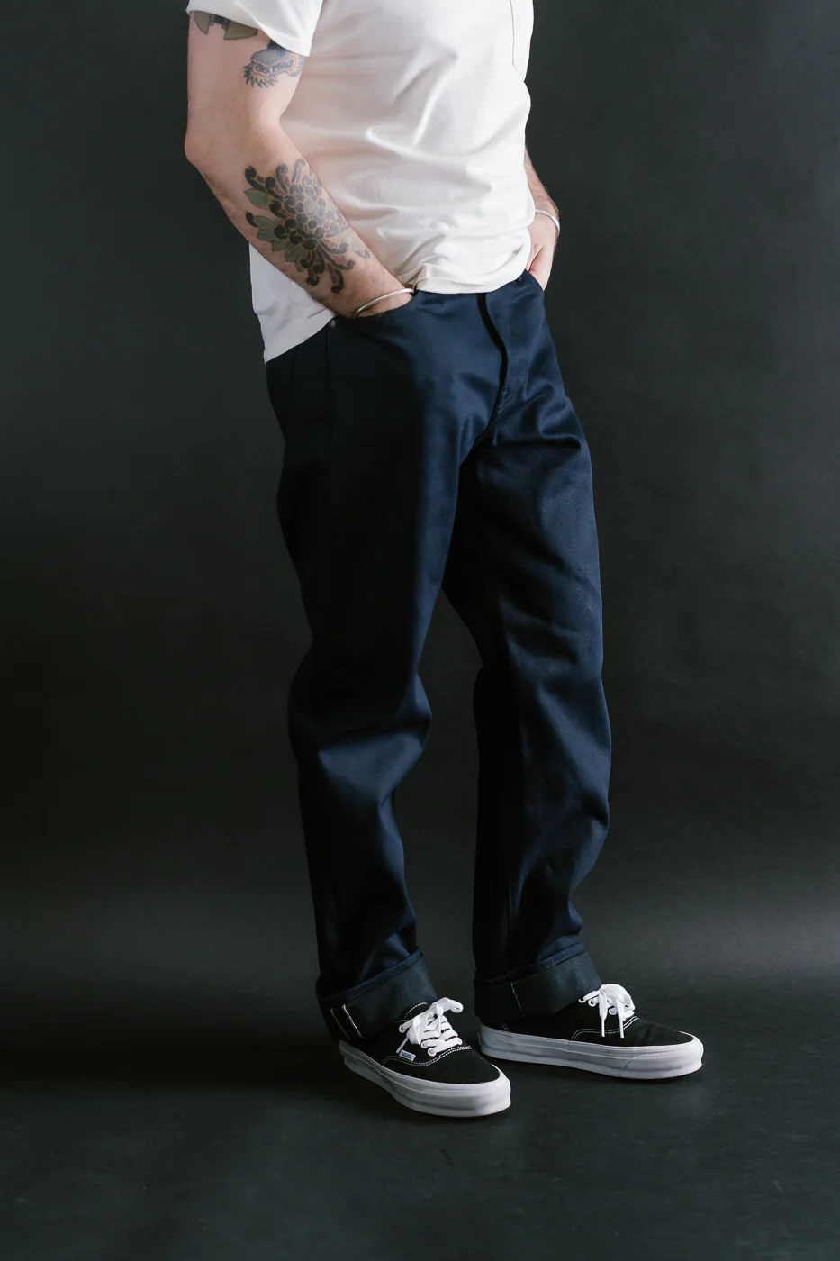 13.5oz - Selvedge Strider Pant - Indigo x Black - Image 16