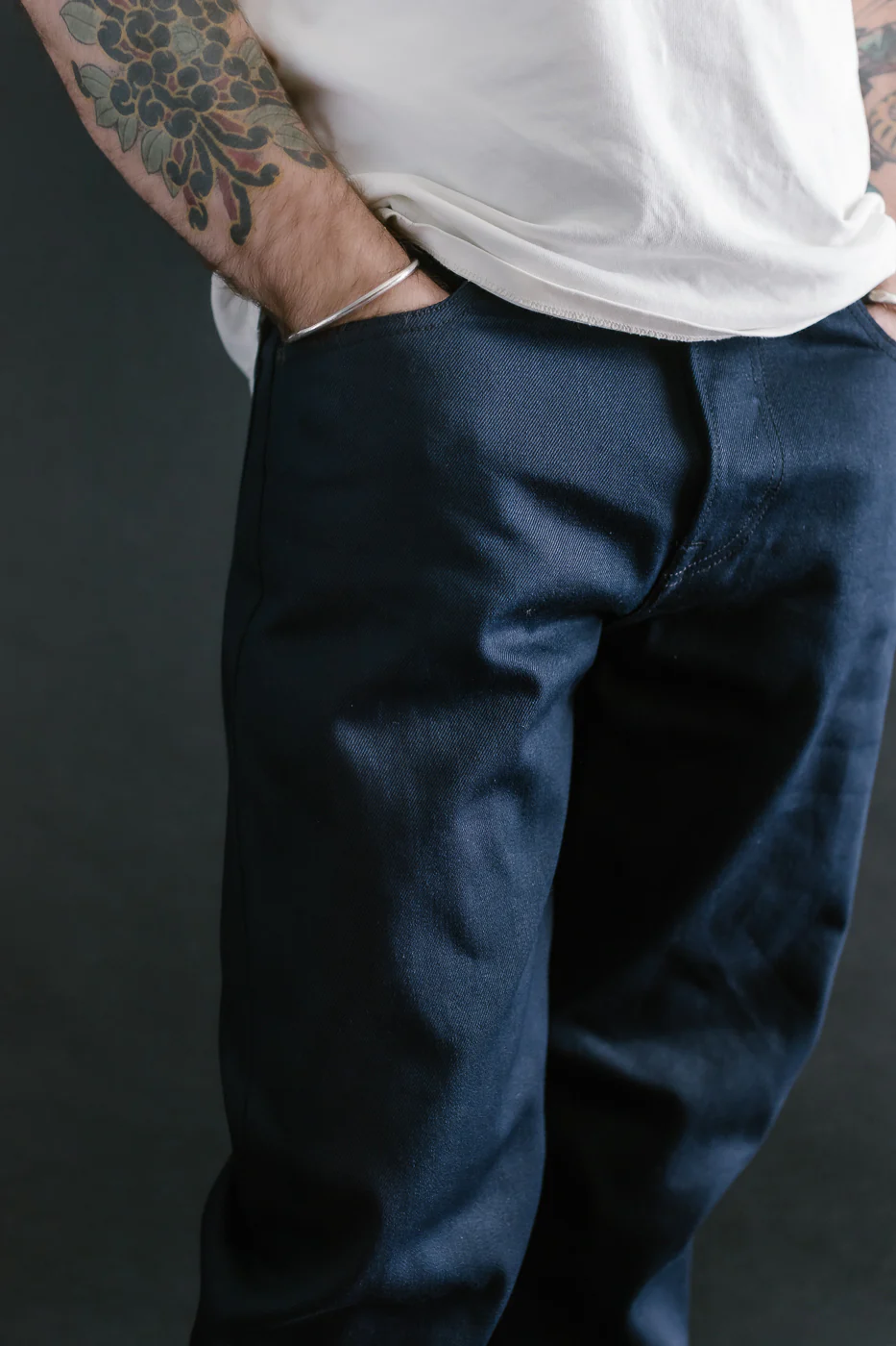 13.5oz - Selvedge Strider Pant - Indigo x Black - Image 22