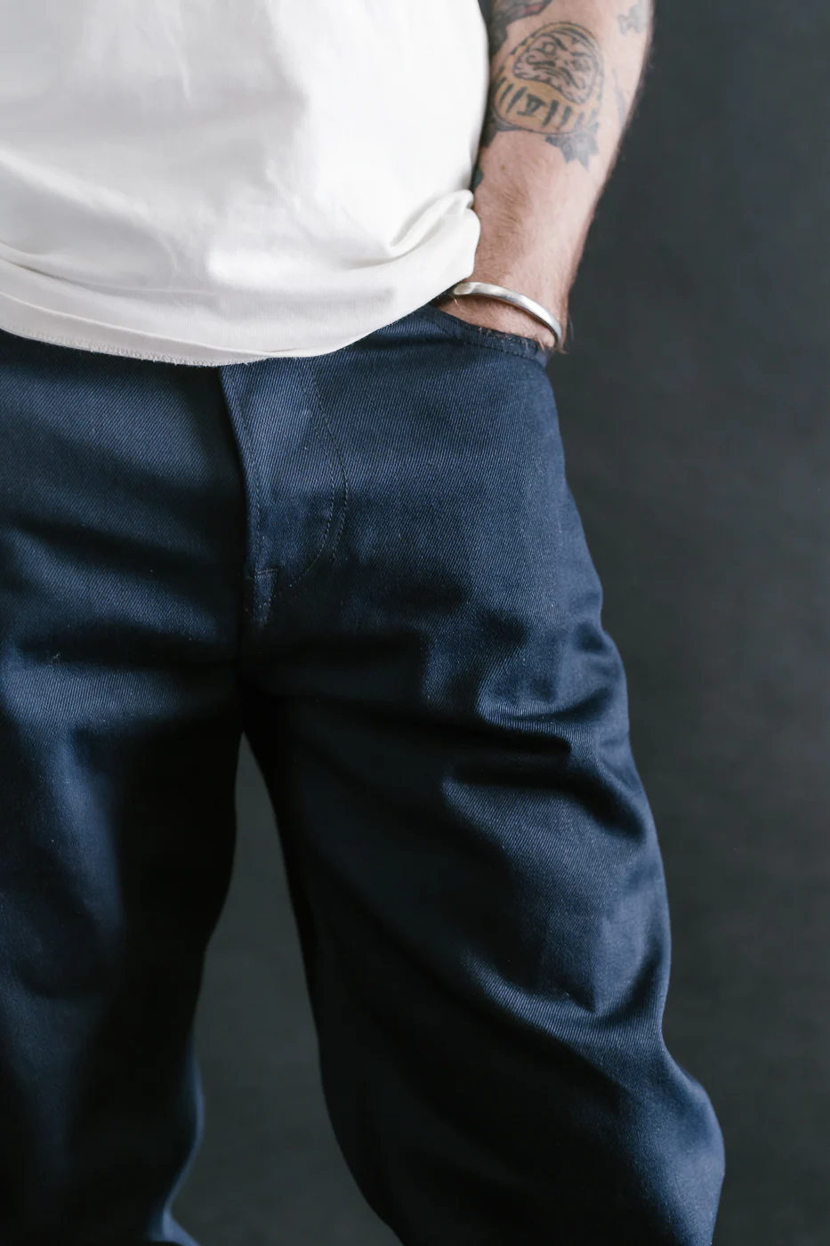 13.5oz - Selvedge Strider Pant - Indigo x Black - Image 23