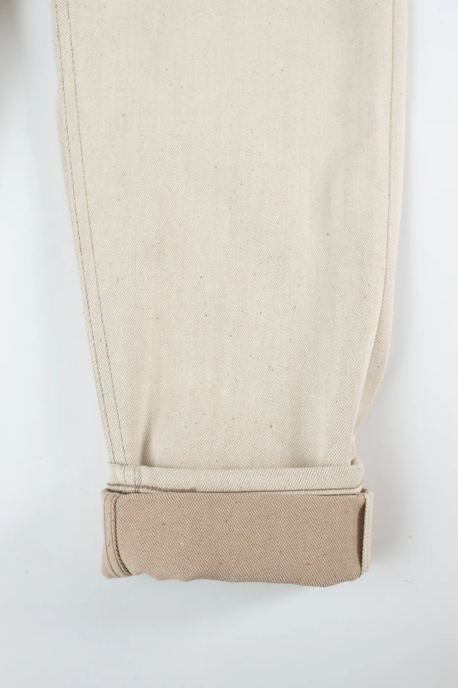 13.6oz - All Natural Ecru Foxfibre® Selvedge - Easy Guy - Image 5