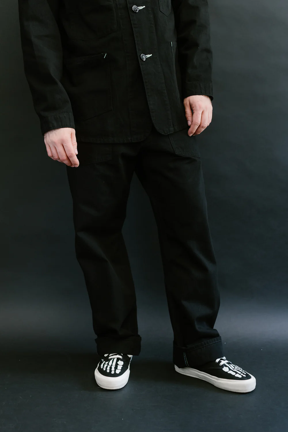1301-FTC - Army Pants Flat Twill - Charcoal - Image 11