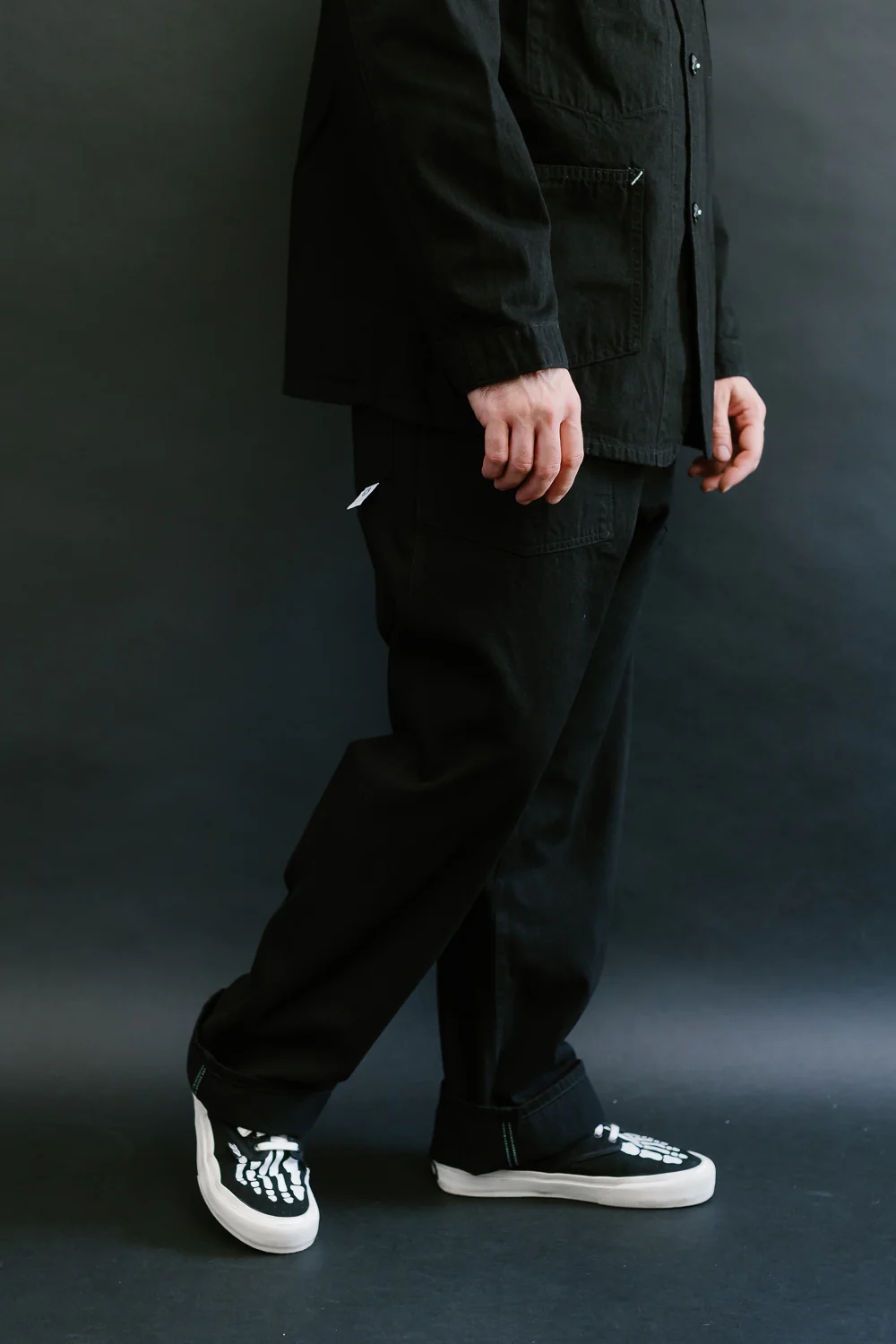 1301-FTC - Army Pants Flat Twill - Charcoal - Image 12