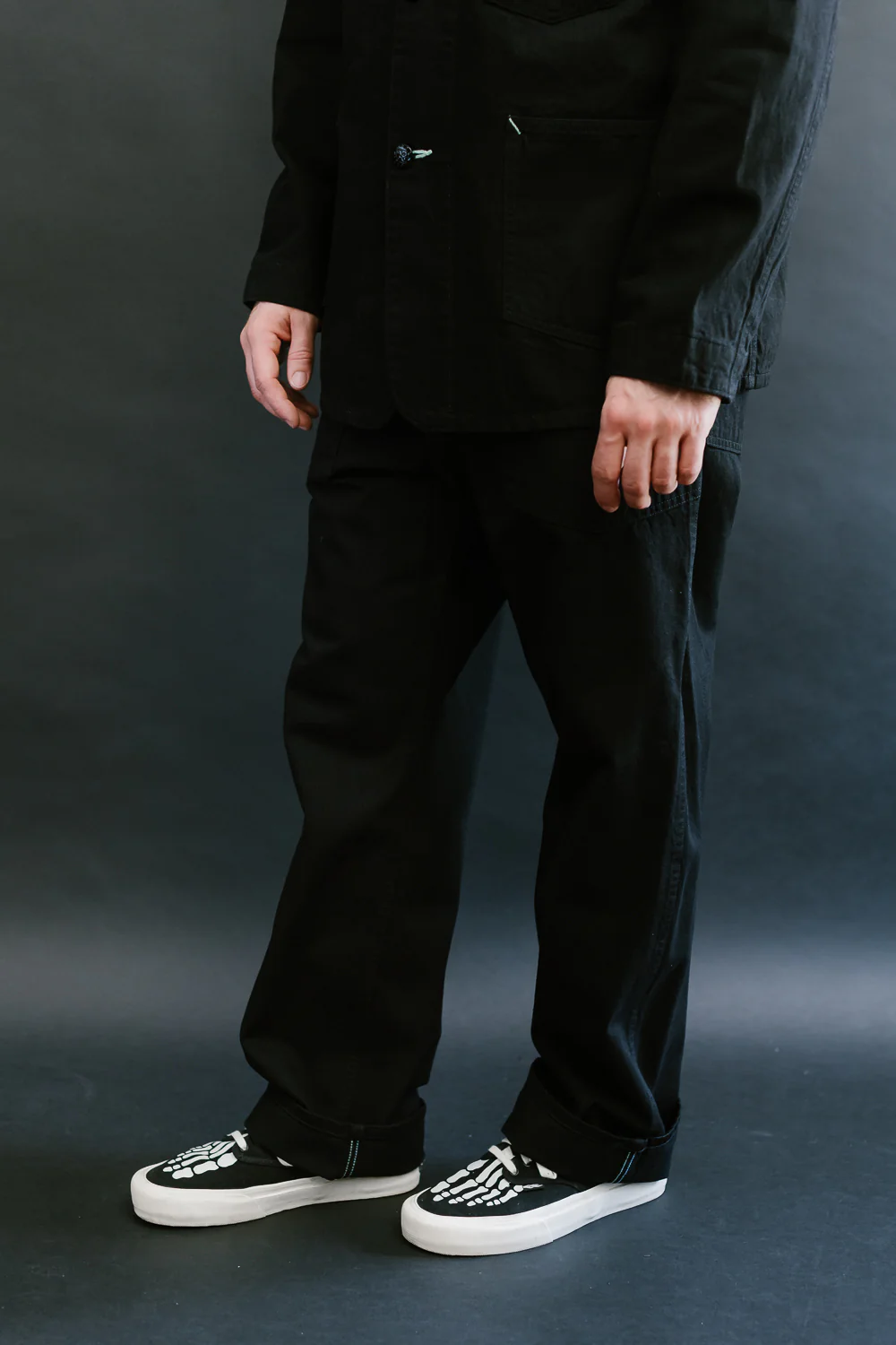 1301-FTC - Army Pants Flat Twill - Charcoal - Image 16